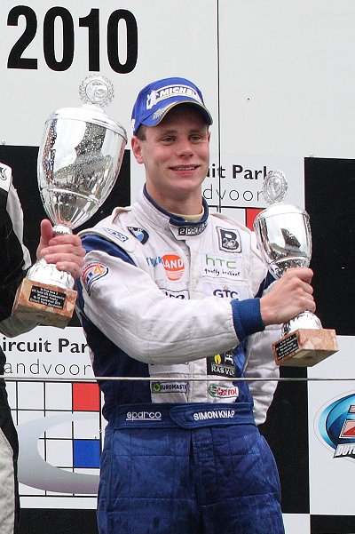 Simon Knap derde in race 3 Dutch GT4